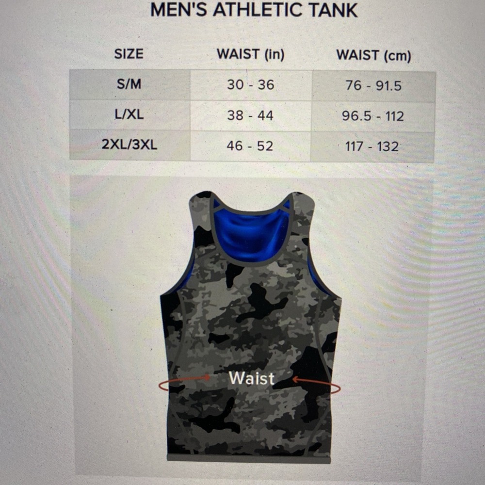 Sweat Shaper Men's‎ Athletic Tank Sauna Tank Compression Tank SWEAT L/XL NWOT - Picture 7 of 9